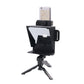 82mm Mini Portable Inscriber Mobile Teleprompter Artifact Video with Adapter Rings Remote Control for Mobile Phone &amp; Camera