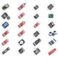 Pack of 45pcs Sensor Kit Learning Kit Sensors Modules For Arduino R3 Raspberry Pi MCU