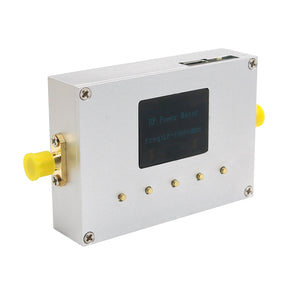100KHz-10GHz RF Power Meter Settable RF Power Attenuation Value CNC Shell 0.96&quot; OLED RF-10000-V2.0