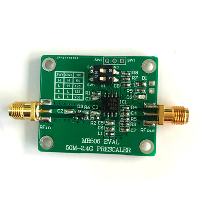 MB506 Module 50MHz-2.4GHz Prescaler 64 128 256 HIGH Frequency Divider for DBS CATV PCB Board UHF Transceiver