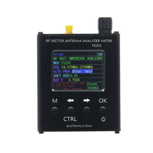 RF Vector Antenna Analyzer SWR Meter 34.375MHZ-2.7GHz For Resistance Impedance SWR S11 PS200 N1201SA+