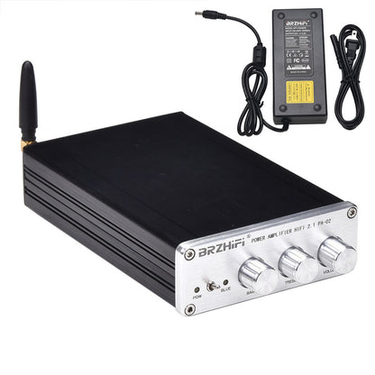 2.1 Bluetooth Amplifier Class D HiFi Power Amplifier Amp 300W BT5.0 For APTX PA-02 24V Power Supply