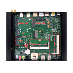 Mini PC Desktop Computer Fanless with I7-4500U CPU 3.0GHz Dual Core For Windows 7/8/10 Linux