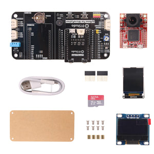 For pyAI-OpenMV4 Cam +Adapter Board + pyBase + 0.9&quot; OLED + USB Cable + 16G SD Card + 1.77&quot; LCD