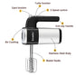 500W Handheld Mixer Electric Hand Blender Dough Blender with Egg Beaters &amp; Dough Hooks BM678S