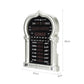 Muslim Azan Clock Digital Islamic Mosque Prayer Alarm Ramadan Qibla Wall Clock HA-5115 Sliver