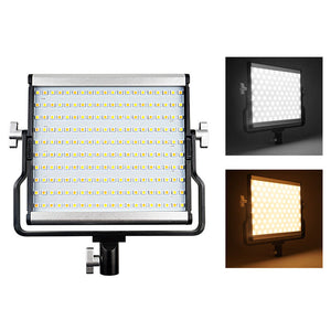 15W Studio Video Light LED Studio Light Panel 1650lm 3200-5600K Dimming 200 LEDs PU5220 (US Plug)
