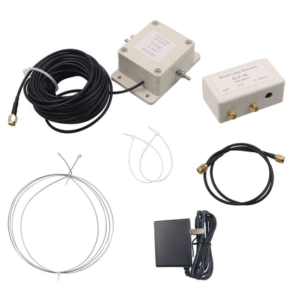 Small Loop Antenna Active Antenna 100KHz-30MHz Create Clearer Sound Quality For Shortwave Radio