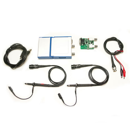 USB Oscilloscope 2 Channel 50MS/s 20M Bandwidth For Windows w/ 13MHz Signal Generator Module OSC482S