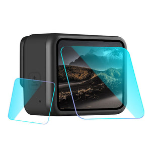 Strong Tempered Glass Screen Protector For GoPro HERO8 Black Lens &amp; LCD Display PU422