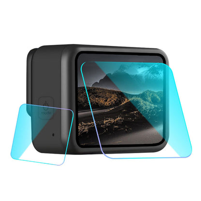 Strong Tempered Glass Screen Protector For GoPro HERO8 Black Lens &amp; LCD Display PU422
