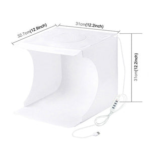 Photography Light Box Portable Photo Studio Light Box Folding Light Box w/ 6 Color Background PU5030