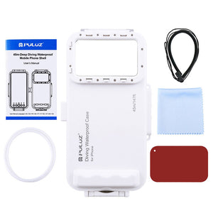 45m Diving Phone Case Waterproof Phone Case For iPhone Series iOS 13.0 Above Versions PU9010W