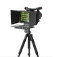 YISHI 10 Inch Mobile Phone Teleprompter Portable Pad Tablet Prompter for Video Live Interview Speech