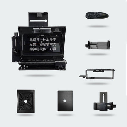 Camera Mobile Phone Teleprompter Portable Prompter 147x126mm Screen for Interview Shoot Video Live