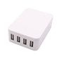 4-Port USB Charger Cell Phone Quick Charger Input DC 10-36V with DC Cable Female Port