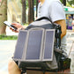14W Solar Power Backpack Camera Backpack Bag Anti-Theft Large Capacity w/ Headphone USB Hole PU5012H