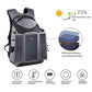 14W Solar Power Backpack Camera Backpack Bag Anti-Theft Large Capacity w/ Headphone USB Hole PU5012H