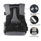14W Solar Power Backpack Camera Backpack Bag Anti-Theft Large Capacity w/ Headphone USB Hole PU5012H