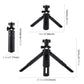Mini Tripod Desktop Tripod Adjustable Height with 1/4 inch Screw For Cameras Cellphone PU409