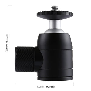 Tripod Ball Head Mount Aluminum Alloy 2KG Load Capacity For DSLR &amp; Digital Cameras PU384