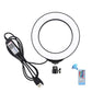 10.2&quot; Ring Fill Light LED Fill Light Dimmable RGBW w/ Phone Clip Remote Control For Video Live PU430B