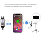 11.8&quot; Selfie Ring Light Dimmable Fill Light w/ Phone Clamp Remote Control Tripod Ball Head PU458F