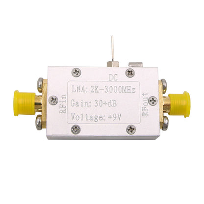 RF Low Noise Amplifier LNA Wideband Amplifier 2K-3000MHz Gain 30+dB For Shortwave FM Broadcast