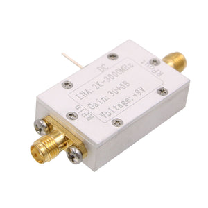 RF Low Noise Amplifier LNA Wideband Amplifier 2K-3000MHz Gain 30+dB For Shortwave FM Broadcast