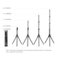70.9&quot;/1.8m Light Tripod Stand Foldable 4 Sections For Vlogging Video Light Live Broadcast Kit PU451B