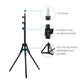 70.9&quot;/1.8m Light Tripod Stand Foldable 4 Sections For Vlogging Video Light Live Broadcast Kit PU451B