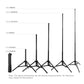 65&quot;/1.65m Fill Light Tripod Stand Mount For Livestream Vlogging Video Light Live Broadcast PU450B