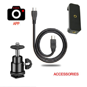 Mobile Phone Camera Viewfinder Hot Shoe Bracket Tripod Head Phone Stand For Canon SLR Camera