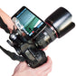Mobile Phone Camera Viewfinder Hot Shoe Bracket Tripod Head Phone Stand For Canon SLR Camera
