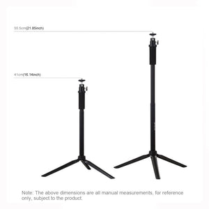 Light Tripod Stand + Extension Rod + Dual-Phone Bracket + 6.2&quot; Dimmable LED Ring Light PKT3038