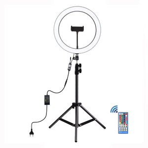 11.8&quot; Dimmable LED Ring Light with Tripod Stand 1.1m w/ Tripod Ball Head &amp; Phone Clamp PKT3050