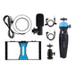 Smartphone Video Rig w/ 4.7&quot; Ring Light &amp; Microphone &amp; Tripod &amp; Tripod Head For iPhone Huawei PKT3025