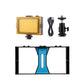 Smartphone Video Rig w/ Studio Light &amp; Tripod Head For iPhone Galaxy Xiaomi HTC LG Google PKT3021