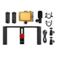 Selfie Smartphone Video Rig with Microphone &amp; Tripod Mount &amp; Cold Shoe Tripod Head PKT3024