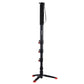 DSLR Monopod Telescoping Camera Monopod Stand Four-Section with Support Base Bracket PU3015