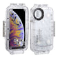 40m/130ft Waterproof Phone Case Diving Phone Case Housing Video Taking For iPhone XS Max PU9006