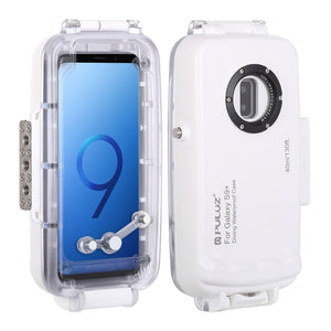 40m/130ft Waterproof Phone Case Diving Phone Case Photo Video Taking For Samsung Galaxy S9+ PU9101