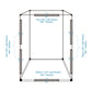200cm Photo Studio Box Photo Shooting Tent Kit Dimmable 240W 5500K White Light For Model PU5210