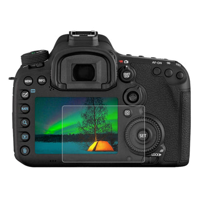 2.5D 9H Tempered Glass Film For Canon 7D Mark II Nikon V1 / P520 Samsung WB35F Olympus VG170 PU5504
