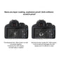 2.5D 9H Tempered Glass Film Camera Protection Film For Canon 100D M3/G1X2 PU5505