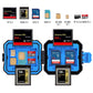 11-In-1 Memory Card Case Waterproof Memory Card Holder For 3SIM + 2XQD + 2CF + 2TF + 2SD Card PU5001