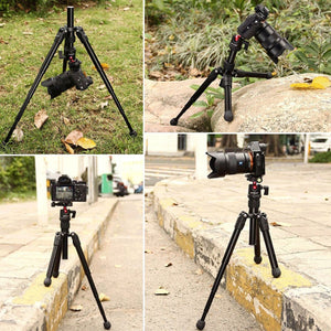 Mini Tripod w/ 360° Ball Head Adjustable Height 24.5-57cm Load 3KG For DSLR &amp; Digital Camera PU3001