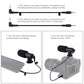 Camera Stabilizer w/ Microphone &amp; Cold Shoe Tripod Head For All SLR Cameras Home DV Camera PKT3011