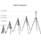 Camera Tripod Stand 4-Section Adjustable 42-130cm w/ 360° Ball Head For DSLR &amp; Digital Camera PU3009