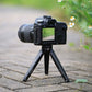 Metal Mini Tripod Desktop Tripod Adjustable Height 4.5-15cm Load 20KG For DSLR Digital Camera PU3014